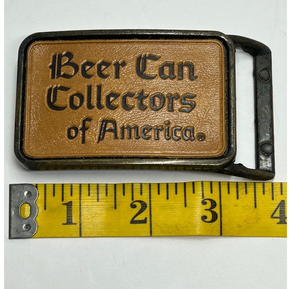 Beer Can Collectors of America Belt Buckle Vintage Metal Collectible Accessory - Picture 8 of 9